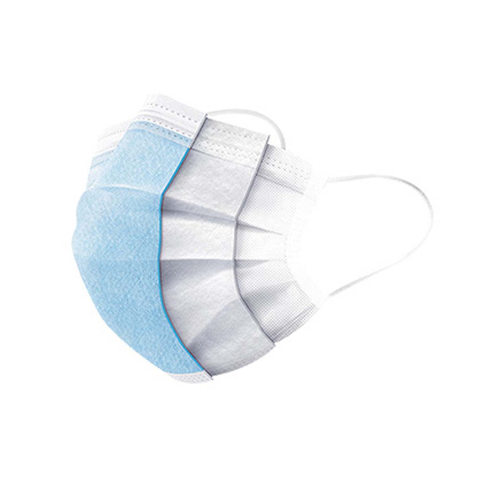 Disposable 3-ply Face Mask with Ear Loop, blue, Box of 50