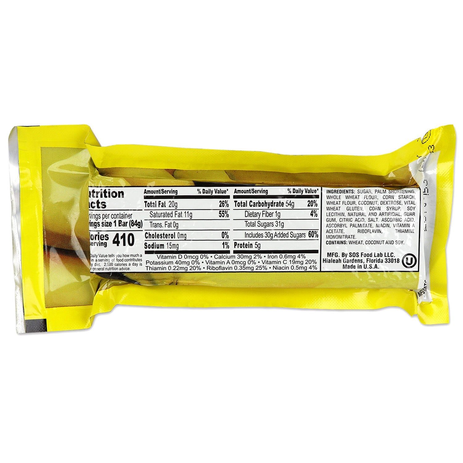 Millennium Energy Bar Banana 400 Calories