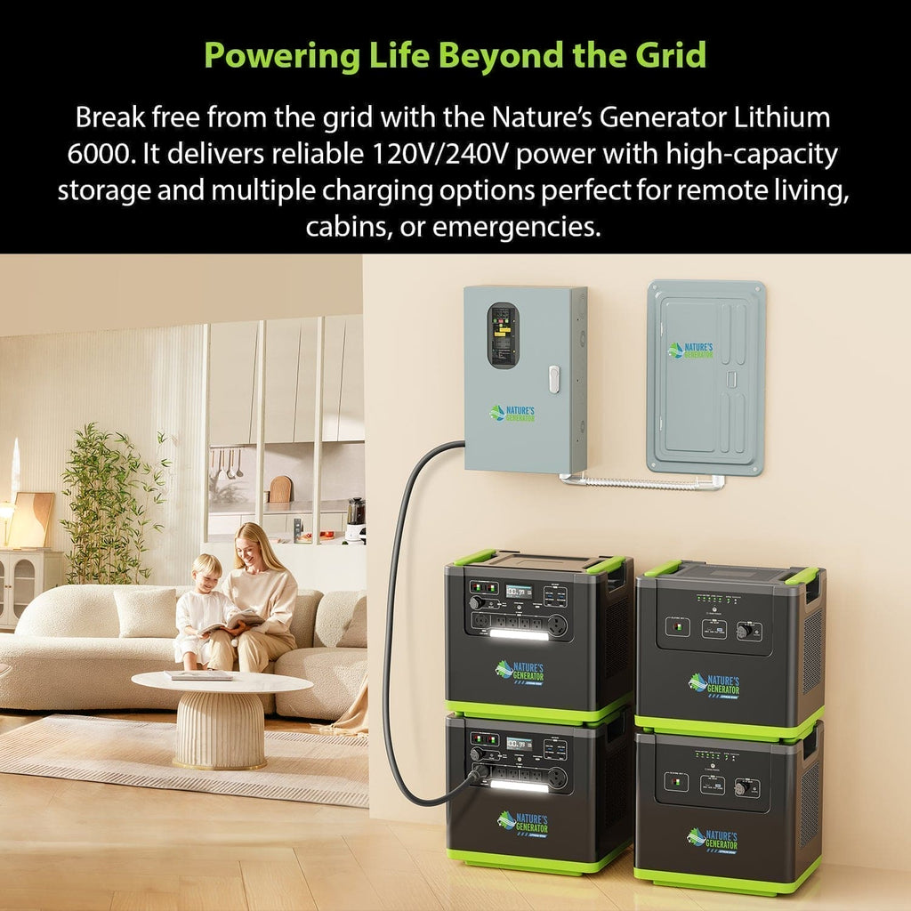 Nature's Generator Lithium 6000 Power Pod