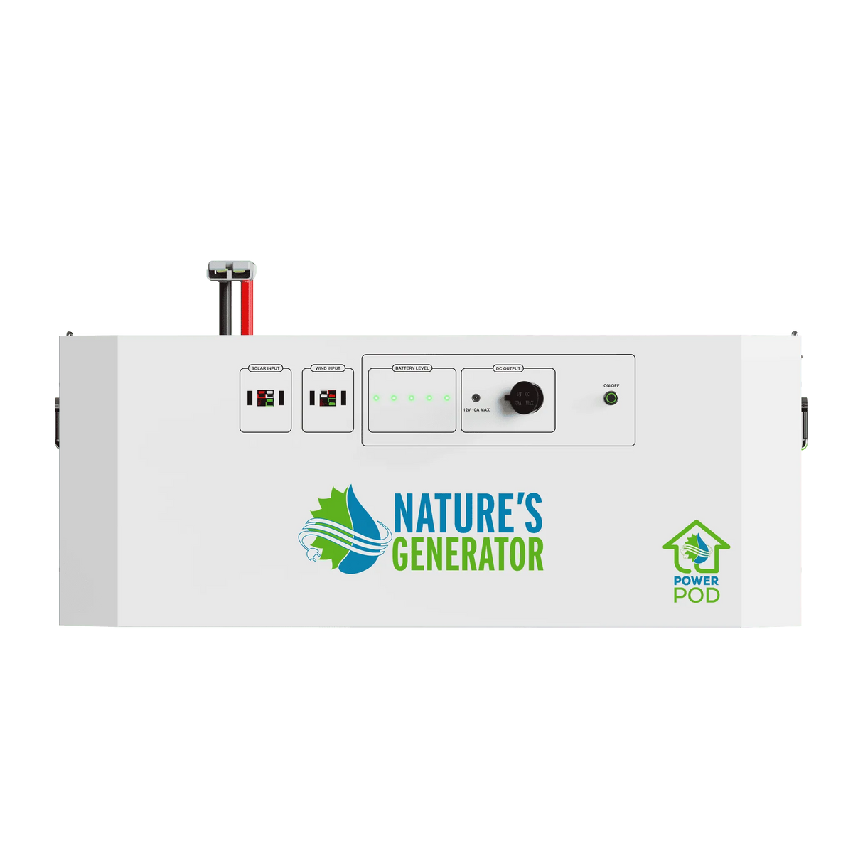Nature's Generator power station on a white background