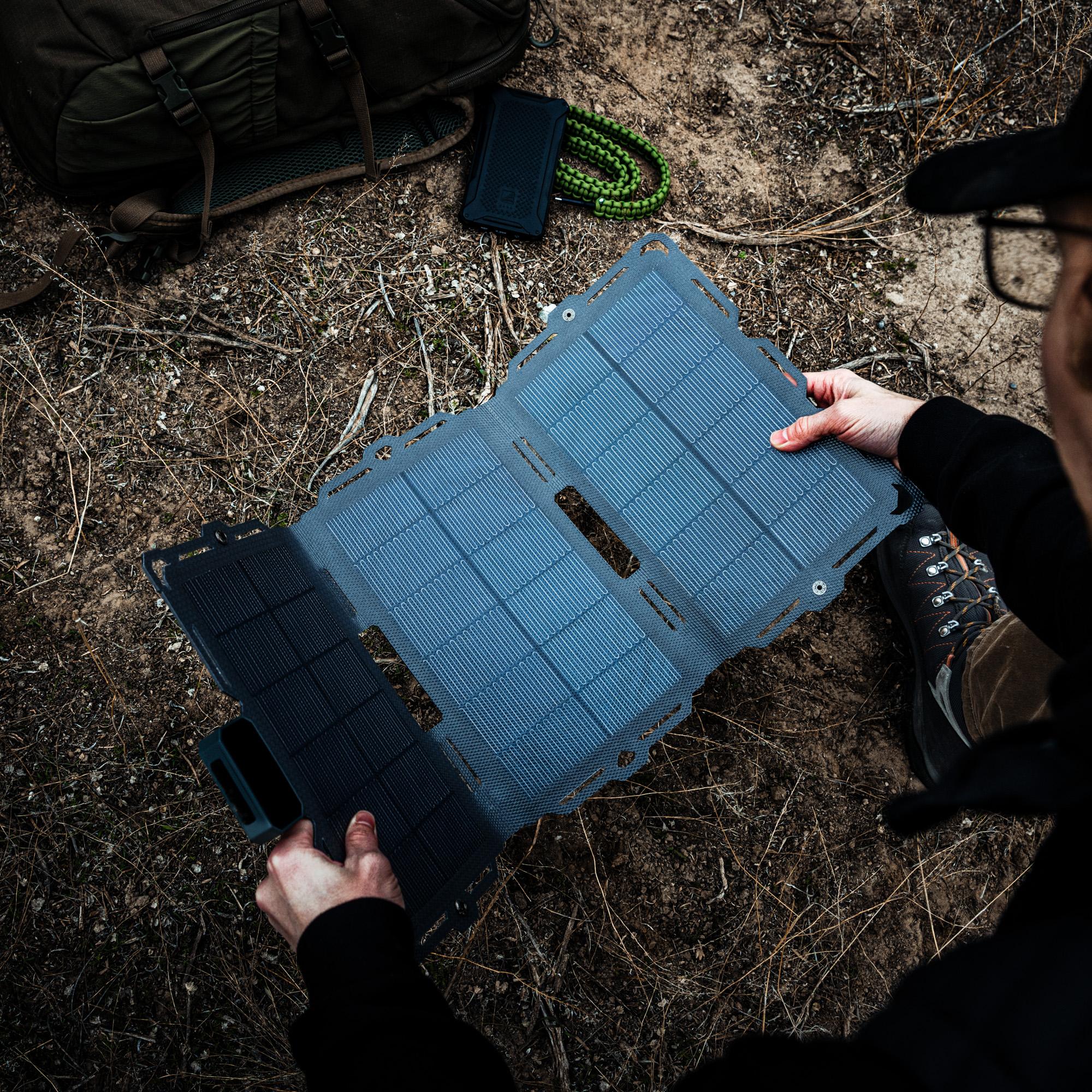 Spectre 18W Portable Solar Panel | Off-Grid & Emergency Power Charging