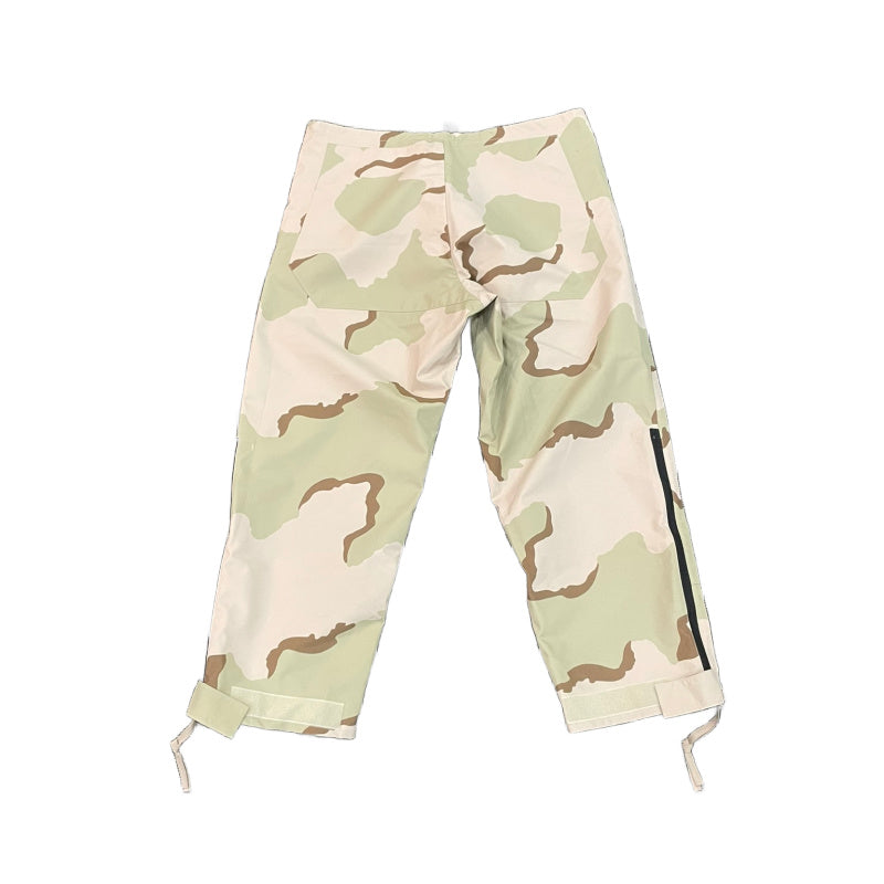 Camouflage pants on a white background