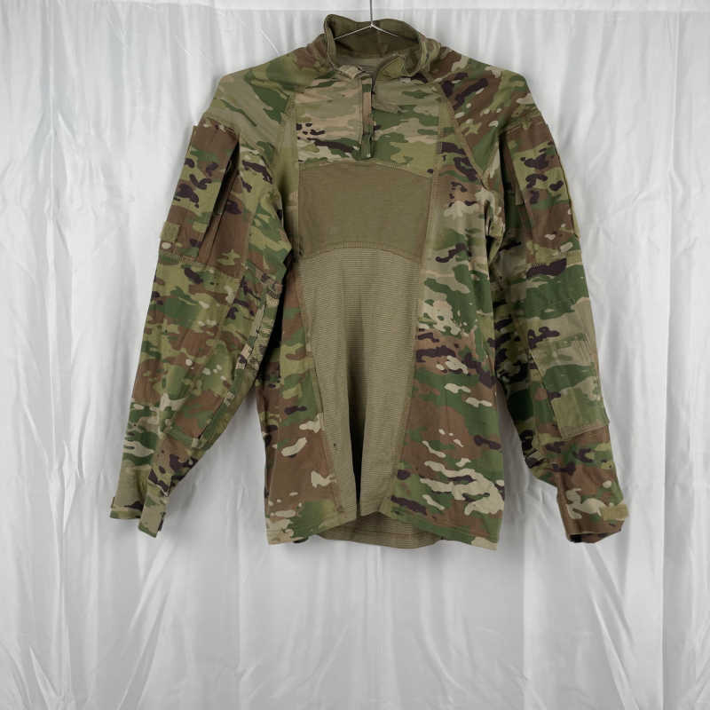 Camouflage jacket on a white background