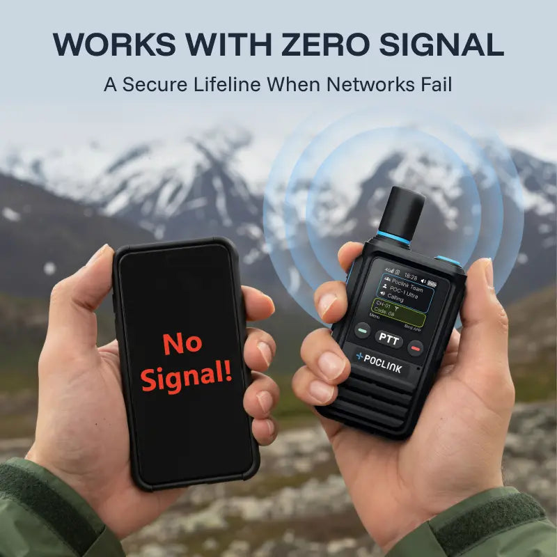 POC-1 Ultra 4G + Analog Global Walkie Talkie