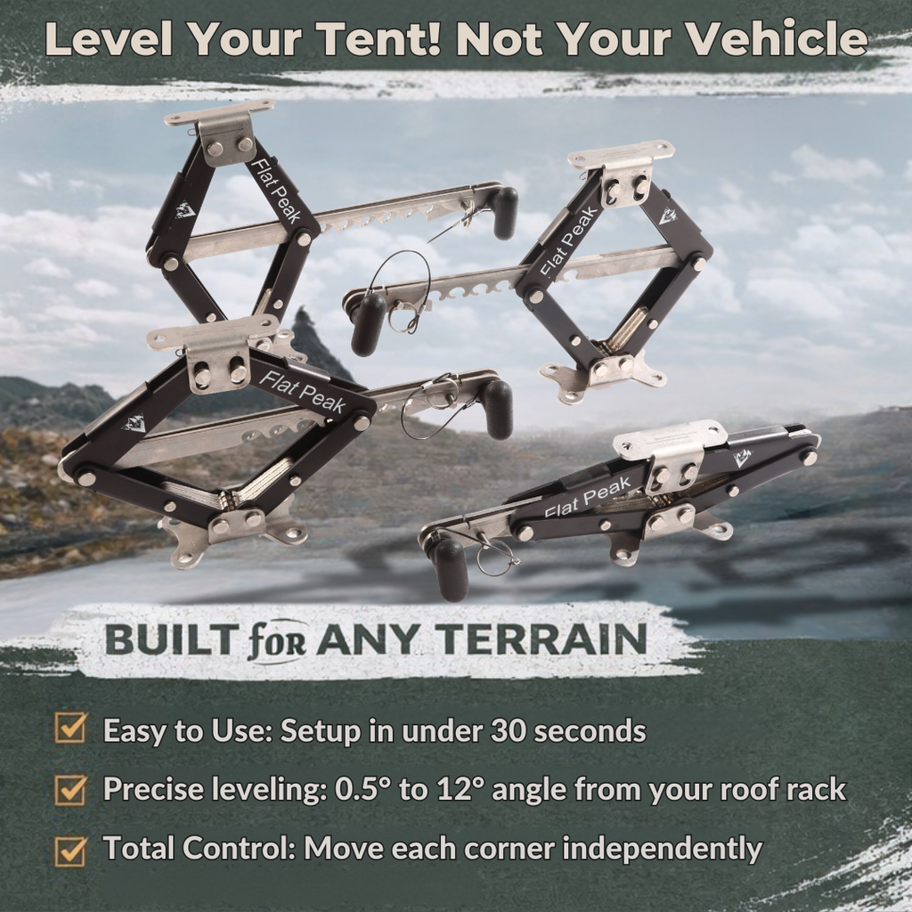 Roof Top Tent Leveling Mounts Version 1.5