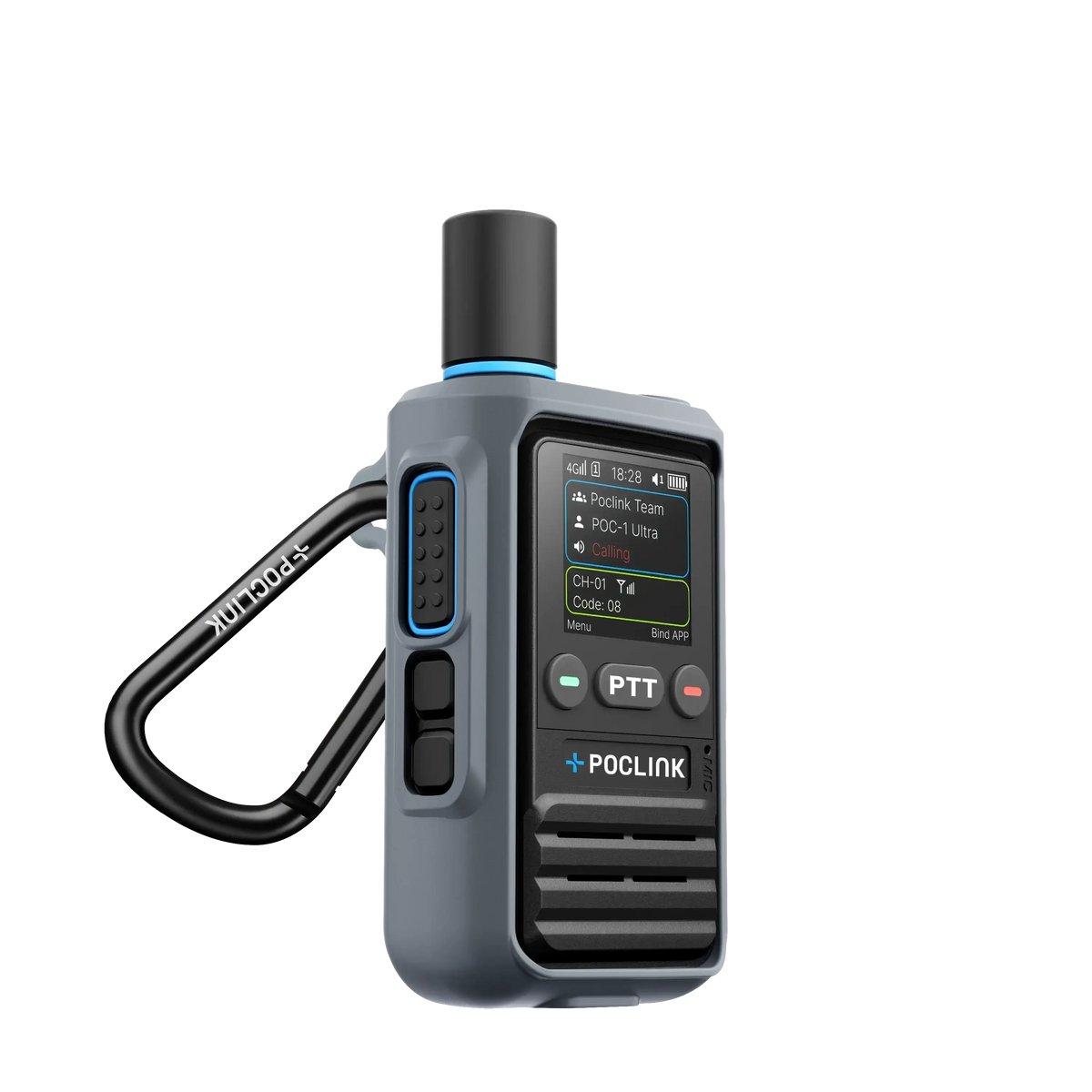 POCLINK radio communication device on a white background